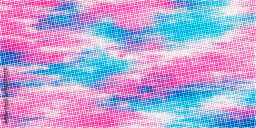 An abstract watercolor background features colorful paint strokes and a grungy purple texture with digital grid patterns to create a light blue artistic wallpaper design