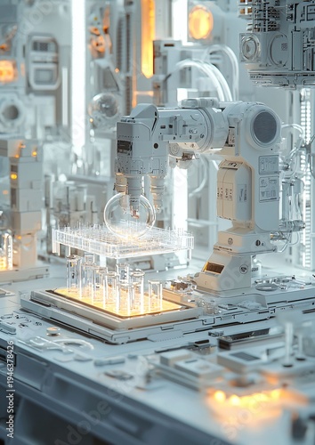 Advanced Robotics in Cleanroom Setting with Transparent Lab Equipment