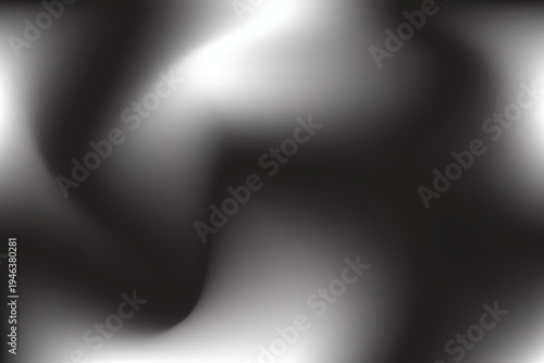 Abstract black and white gradient blur background with smooth flowing shapes, soft monochrome texture and modern minimal digital wallpaper design
