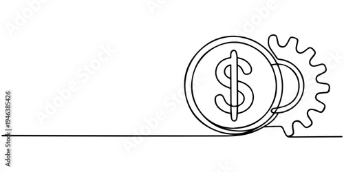 Abstract 3D number zero formed from numeric symbols on a white background representing currency finance and wealth icons