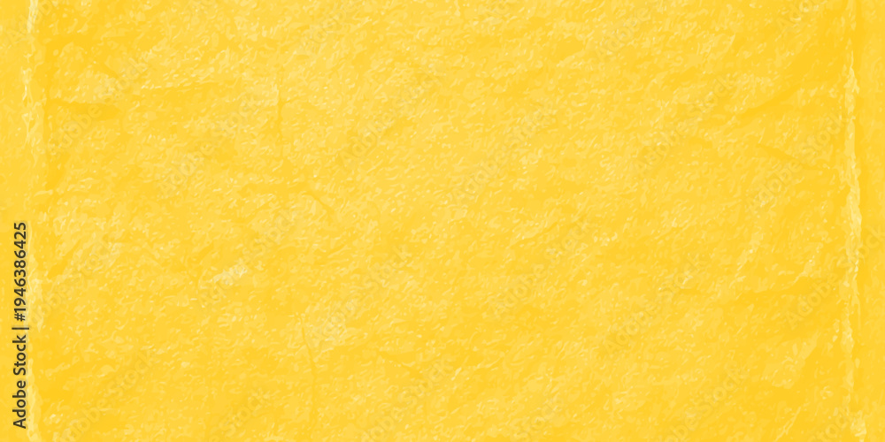Fototapeta premium vibrant yellow textured paper background with weathered edges and rough fiber grain for artistic design backdrop