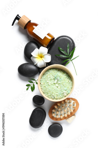 Composition with spa stones...
