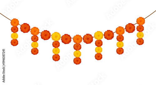 Festive Handmade Felt Balls Garland Vibrant Autumn Decorations Celebration India Craft Whimsy