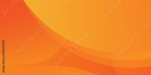Colorful geometric background. Orange elements with fluid gradient. Dynamic shapes composition. Eps10 vector