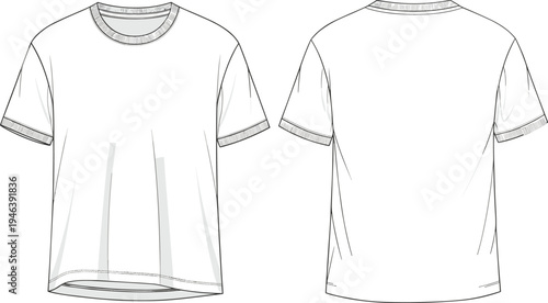 Flat vector silhouette of diverse tree types including pine deciduous and evergreen for architectural landscape and site planning