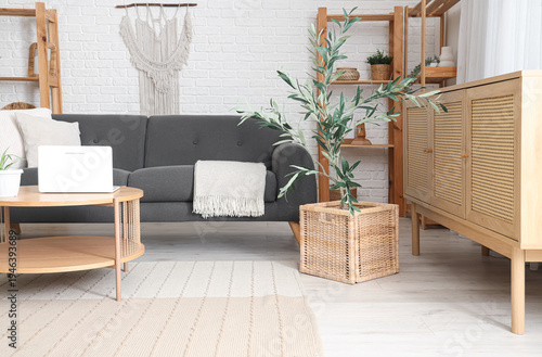 Beautiful interior of livin...