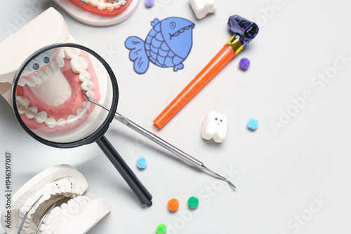 Composition with dentist's ...