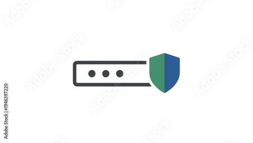 Server with shield security protection.