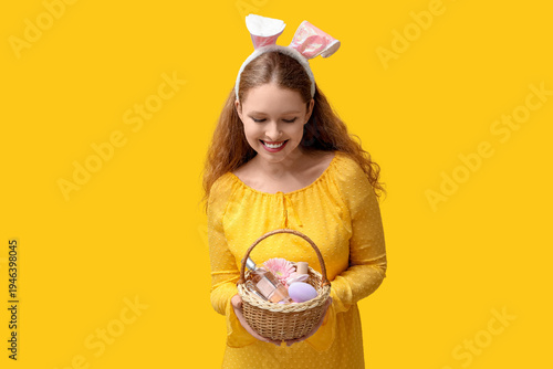 Beautiful young happy woman...