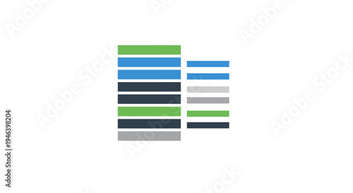 Colorful horizontal lines pattern design.