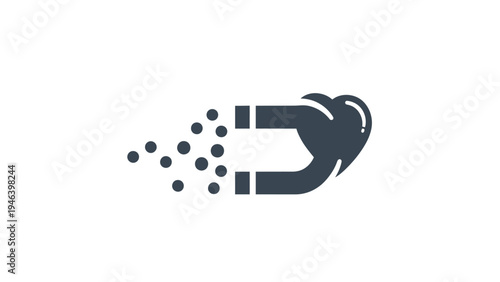 Magnet Attracting Metallic Small Balls.