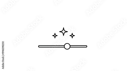 Magic wand with sparkles icon symbol.
