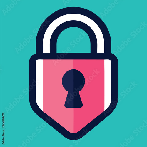 Lock icon vector illustration