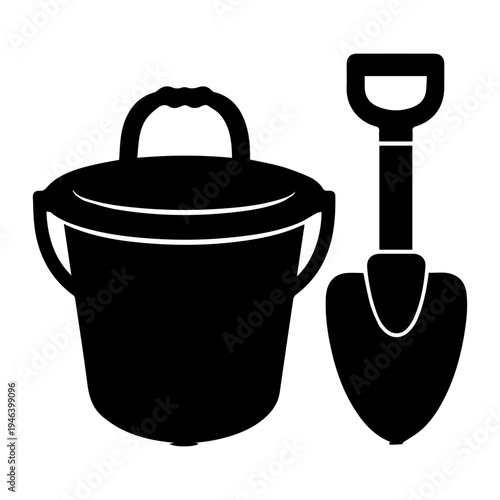 Beach Bucket And Shovel