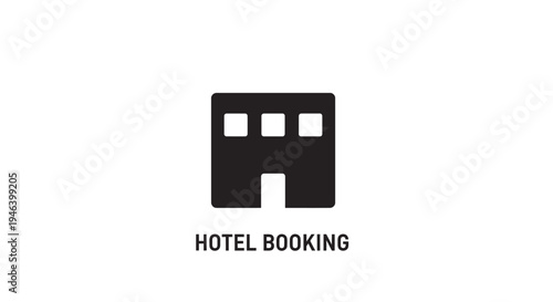 Hotel Booking Logo Design Template.