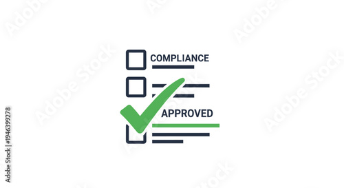 Green checkmark on approval form.