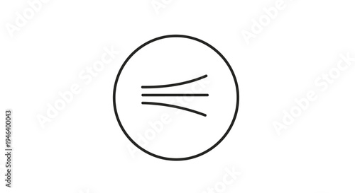 Simple Equal Sign Icon Design.