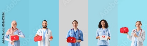Set of doctors with first a...
