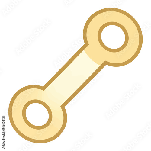 Bone Connector Glyph Icon