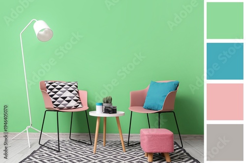 Interior of living room wit...