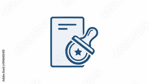 Baby pacifier and medical document.