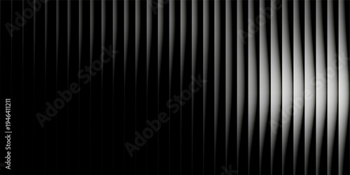 Abstract background with vertical lines in grayscale. The monochrome composition offers a sleek, modern visual effect, enhancing its sophisticated aesthetic.
