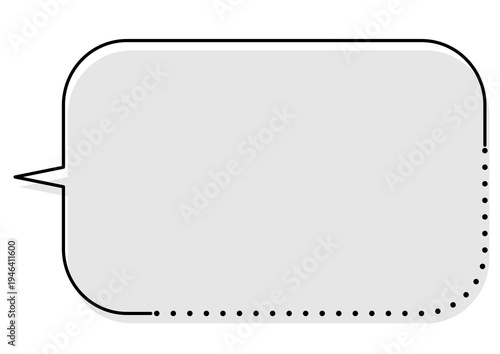 ビジネスや図解・メッセージ用テキストボックス 吹き出しの背景・コピースペース
