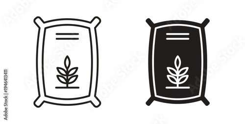 Fertilizer icon symbol vector illustration. vector flat clipart object eps10