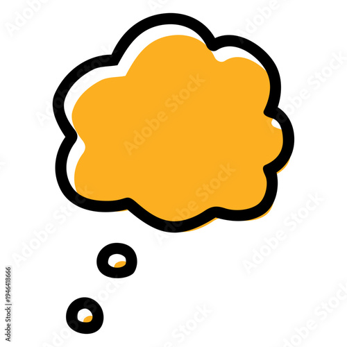 落書き感のある可愛い吹き出し素材