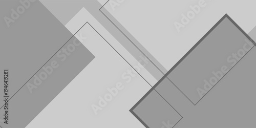 Abstract minimalist gray background with angular geometric elements and soft layers.