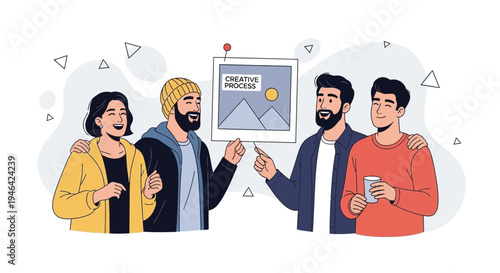 Creative Team Discussing Ideas, Collaboration, Brainstorming, and Project Planning