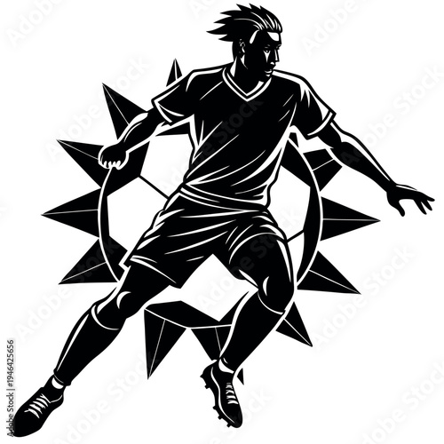 vector illustration of a warrior