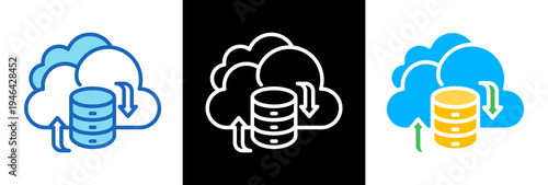Database triplestyle icon