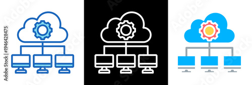 Cloud Infrastructure triplestyle icon