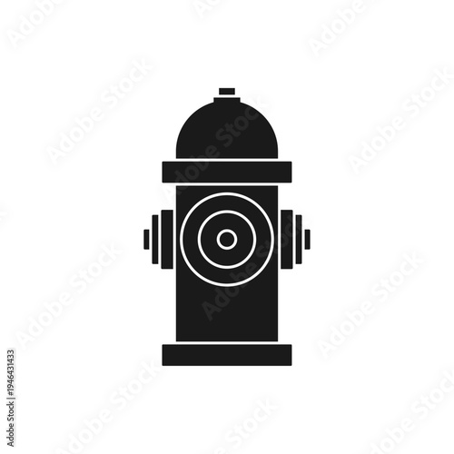 Fire hydrant icon on white background.