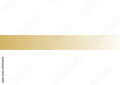 ラグジュアリーな金色のバー・タイトルバック・ゴールドのグラデーションライン・高級感のある横長見出し枠