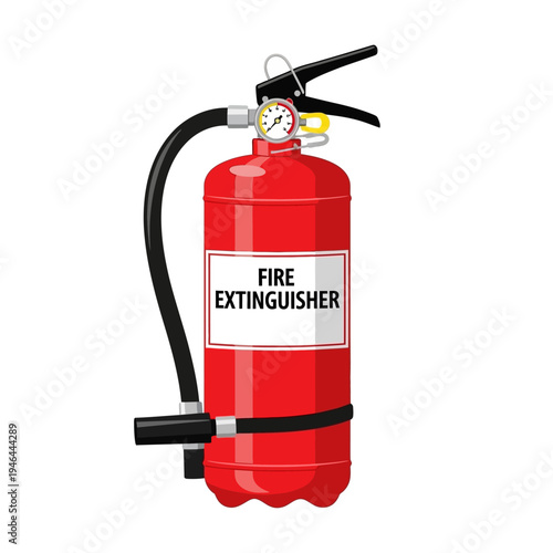 Fire extinguisher equipment for safety.