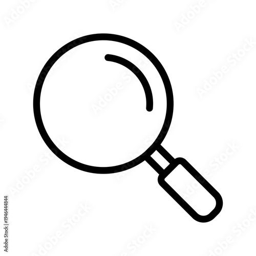 Magnifying glass symbol used for finding content or looking up specific information