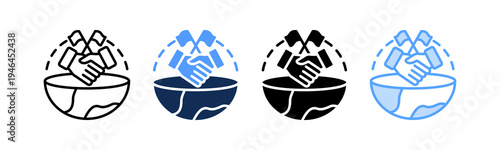 International Alliance Icon Multiple Style