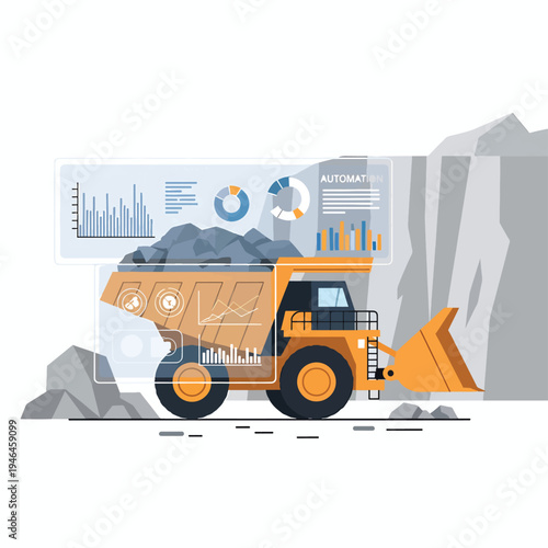 Smart Mining Dump Truck With Data Visualization