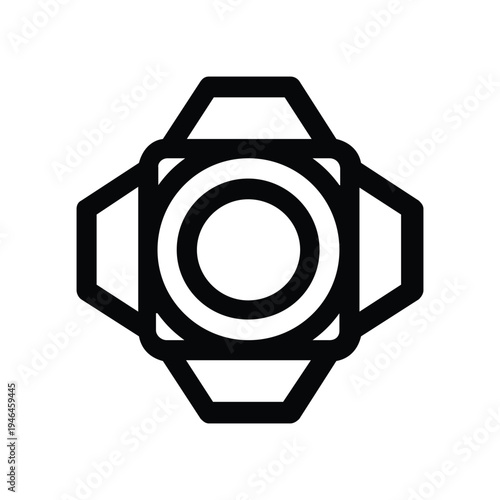 Stage Lighting Equipment Line Icon