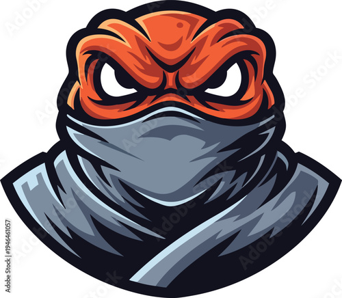 Cartoon ninja character design vector illustration