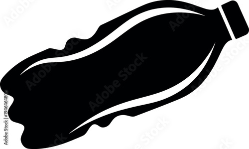 Black and white illustration of a perfume bottle