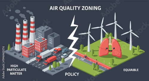 Air Quality Zoning: Pollution vs. Clean Environment. Industry vs. Nature.