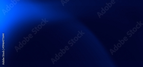 Bild auf Leinwand luxury blue gradient abstract background with a sharp, cool glow effect and a fine speckled texture (noise)