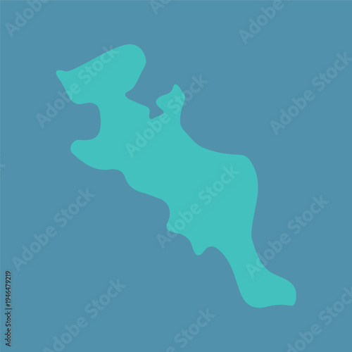 シンプルな日本の京都府のアイコン