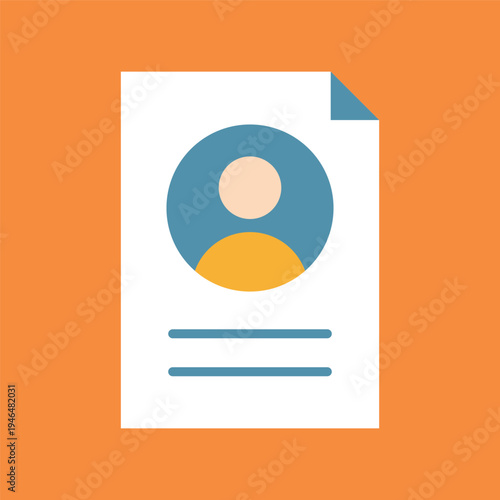 シンプルな書類アイコン