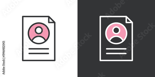 シンプルな書類アイコン