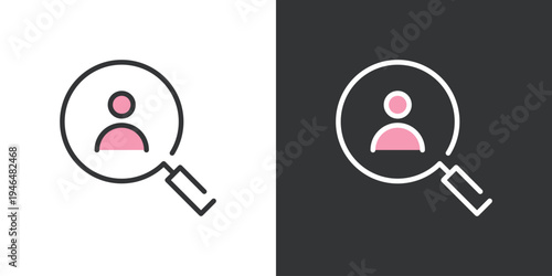 人材採用のピクトグラムアイコン