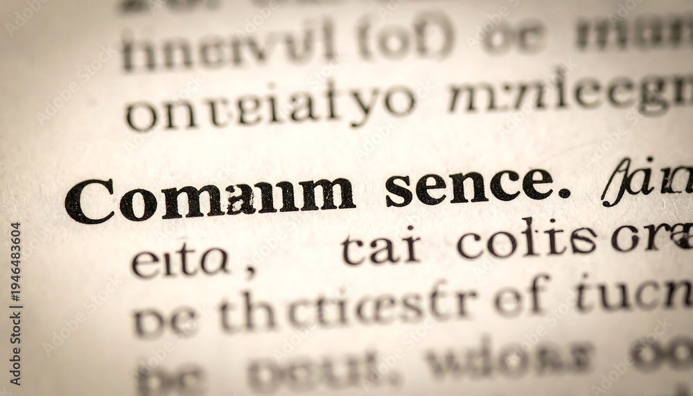 Obraz premium Macro shot of a dictionary page, highlighting the phrase 